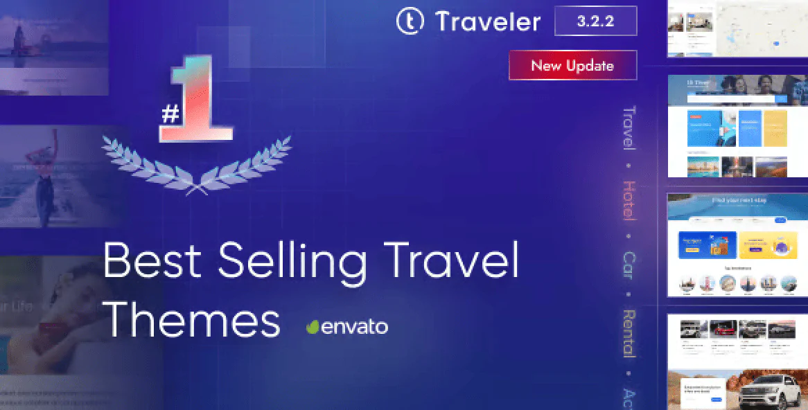 Traveler – Travel Booking WordPress Theme