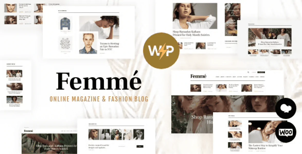 Femme An Online Magazine and Fashion Blog Theme
