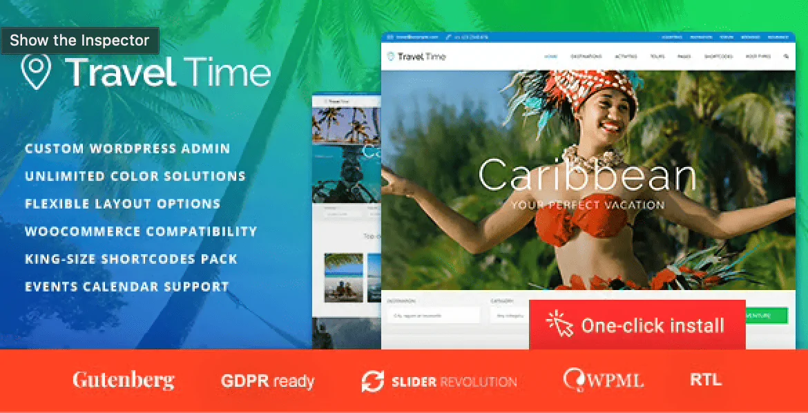 Travel Time – Tour and Hotel WordPress Theme