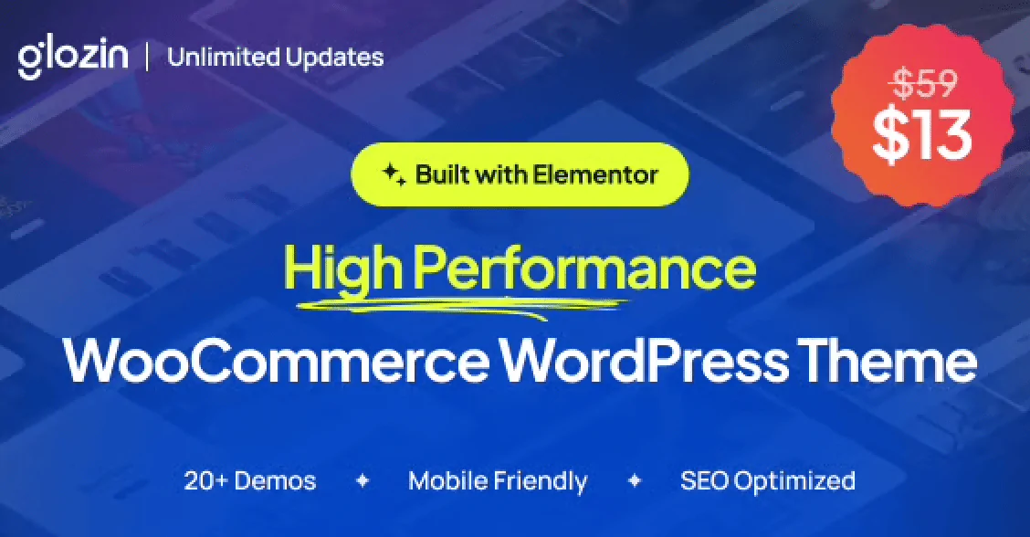 Glozin – Multipurpose WooCommerce WordPress