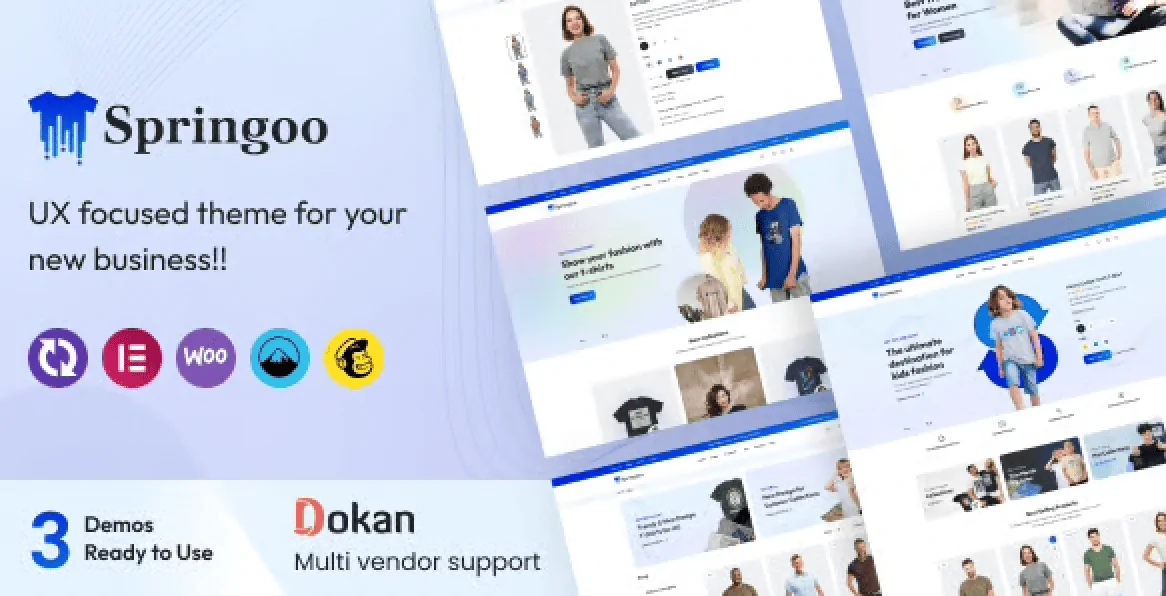 Springoo – Fashion and T-shirt WooCommerce WordPress Theme