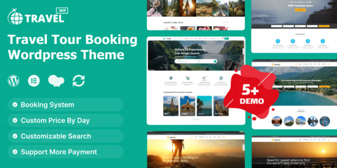 Travel - Tour Booking WordPress Theme 2.1.4