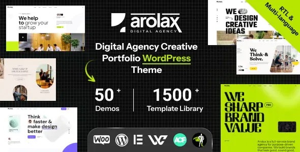 Arolax Creative Digital Agency Theme 2.1.6