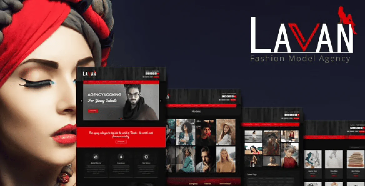 Lavan – Fashion Model Agency WordPress CMS Theme