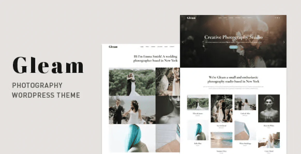 Gleam – Portfolio Photography WordPress Theme